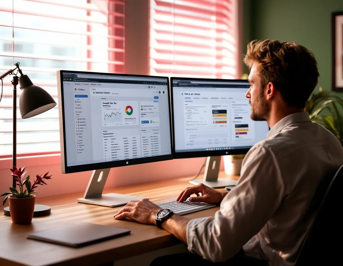 A Daedalus Reach analyst reviewing live search-terms and social ad reports
